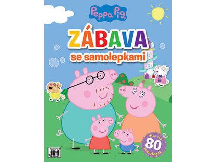 Zábava se samolepkami Prasátko Peppa