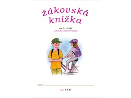 Žákovská knížka pro 5. ročník s obrázky Jiřího Petráčka