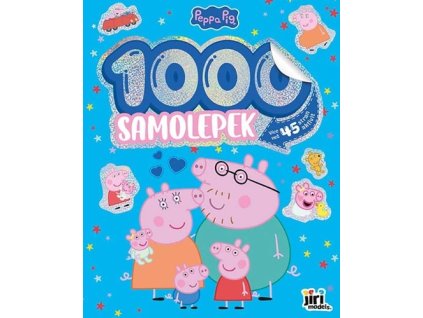 1000 samolepek s aktivitami Prasátko Peppa
