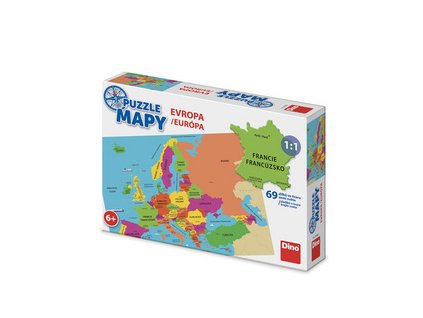 Puzzle 69 Mapa Evropa