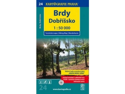 Brdy, Dobřížsko 1:50 000