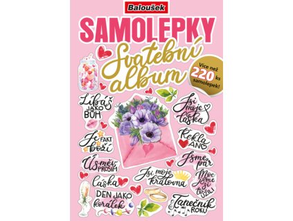 Samolepkový sešit Svatební album