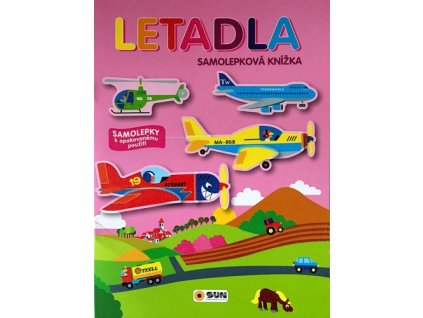 Letadla Samolepková knížka