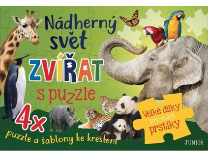 Nádherný svět zvířat s puzzle