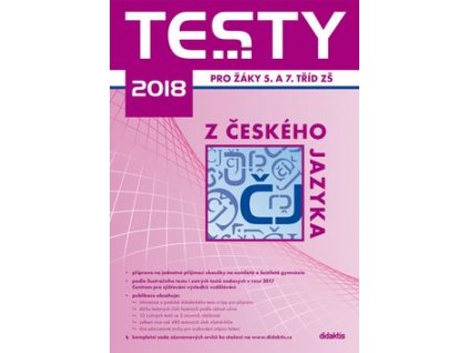 Testy 2018 z českého jazyka pro žáky 5. a 7. tříd ZŠ