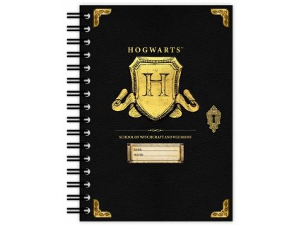 Blok A5 kroužkový Harry Potter Bradavice