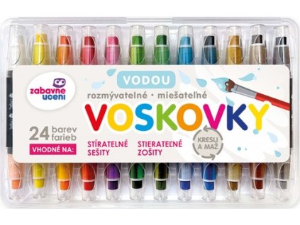 Voskovky vodou rozmývatelné