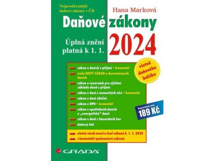 Daňové zákony 2024