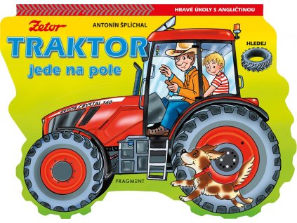 Traktor jede na pole