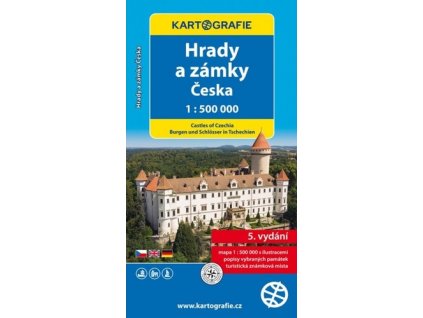 Hrady a zámky Česka 1:500 000