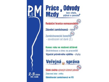 Práce a mzdy 2-3/2026 – Redukční hranice nemocenského