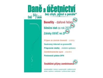 Daně a účetnictví bez chyb, pokut a penále 2-3/2026