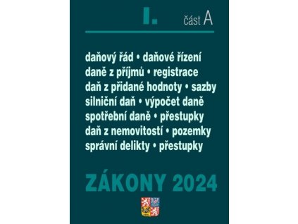 Zákony I A 2024 – Daňové zákony