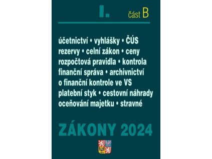 Zákony I B 2024 – Účetní zákony a ČÚS