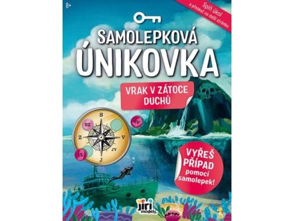 Samolepková únikovka Vrak v zátoce Duchů