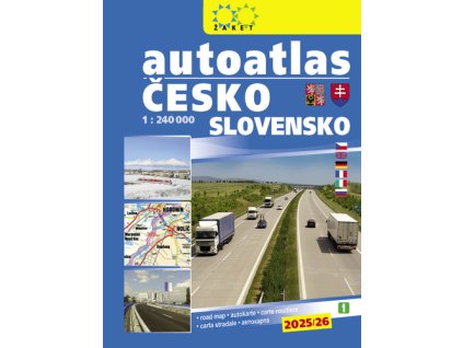 Autoatlas Česká republika Slovenská republika 1:240 000