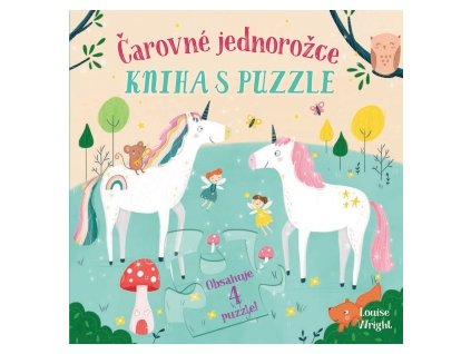 Čarovné jednorožce Kniha s puzzle