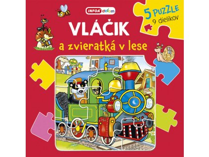 Vláčik a zvieratká v lese