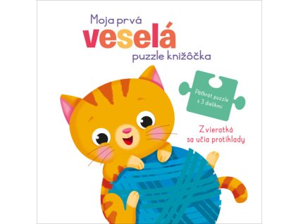Moja prvá veselá puzzle knižôčka Zvieratká sa učia protiklady