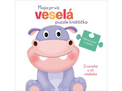 Moja prvá veselá puzzle knižôčka Zvieratká a ich mláďatká
