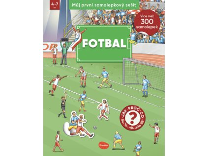Můj první samolepkový sešit Fotbal