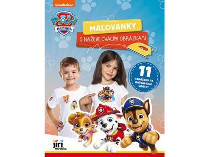 Maľovanky s nažehľovacími obrázkami Labková patrola