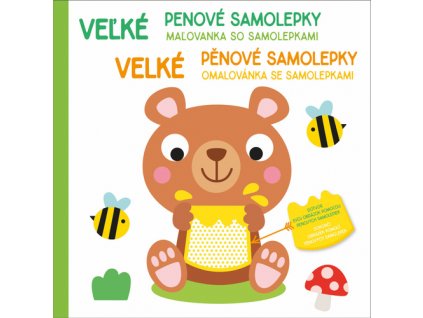 Velké pěnové samolepky Medvídek