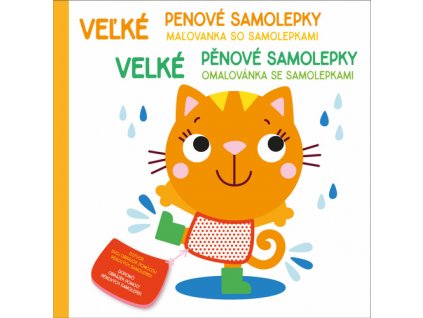 Velké pěnové samolepky Kočka