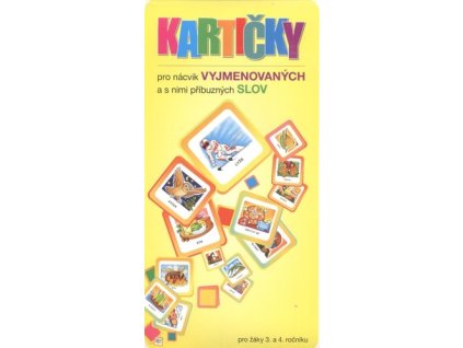 Kartičky pro nácvik vyjmenovaných a s nimi příbuzných slov