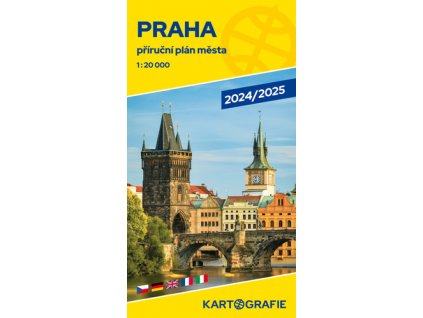 Praha Příruční plán města 1:20 000