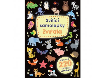 Svítící samolepky Zvířata