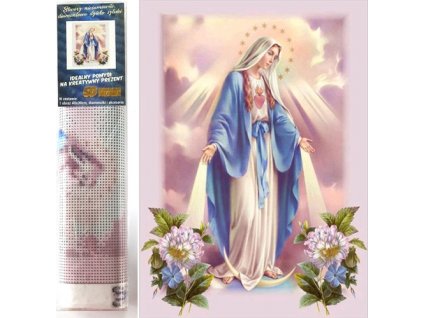 Diamantové malování Panna Marie