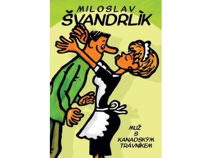 Muž s kanadským trávníkem