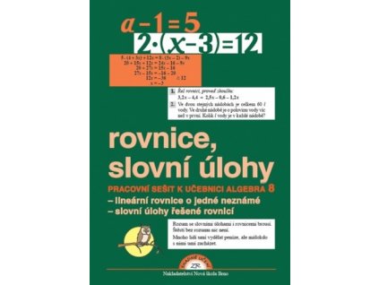 Rovnice, slovní úlohy pro 8. ročník