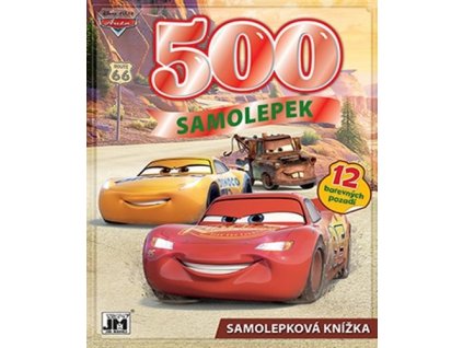 Samolepková knížka 500 Auta