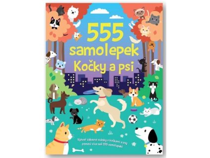 555 samolepek Kočky a psi