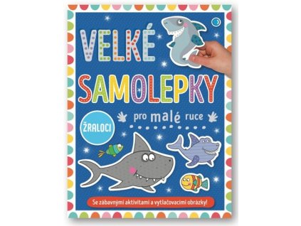 Velké samolepky pro malé ruce Žraloci