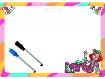 Stíratelná tabulka Klauni