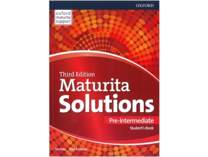Maturita Solutions 3rd Edition Pre-Intermediate Student's Book