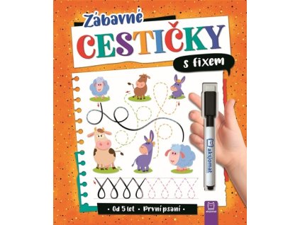 Zábavné cestičky s fixem První psaní
