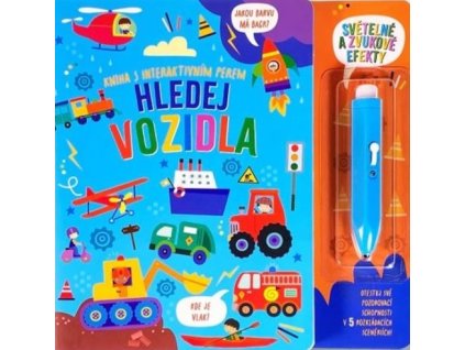 Kniha s interaktivním perem Hledej vozidla