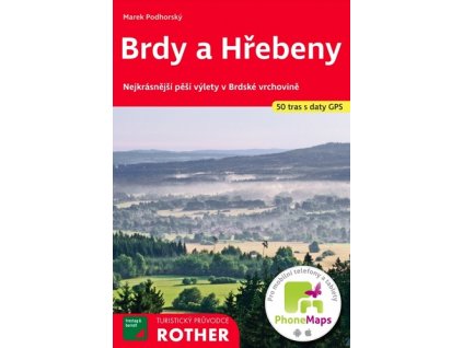 Brdy a Hřebeny 50 tras s daty GPS