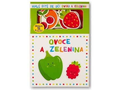 Malé dítě se učí Ovoce a zelenina