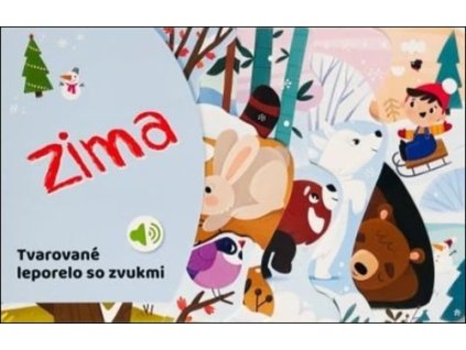 Tvarované leporelo so zvukmi Zima