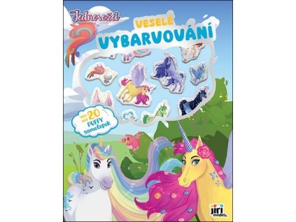 Veselé vybarvování se super samolepkami Jednorožci