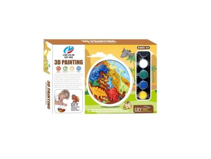 3D malování dinosauři