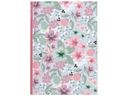 Notes linkovaný A5 lamino Růžový