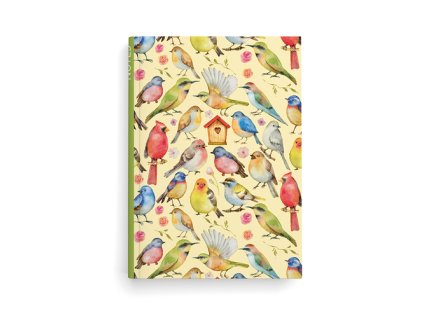 Notes linkovaný A5 lamino Ptáčci