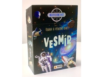 Vesmír Kniha a výukové karty