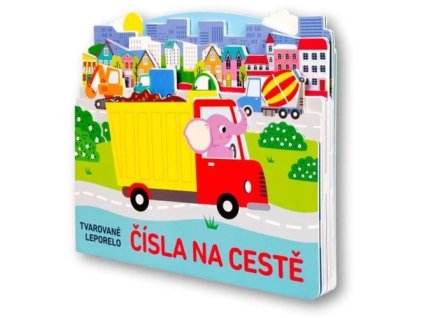 Tvarované leporelo Čísla na cestě